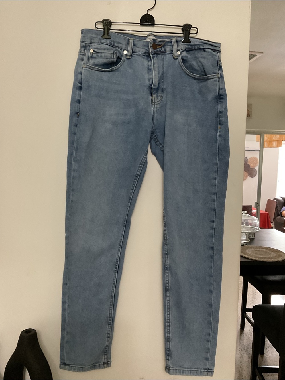 Zara Light Wash High-Rise Women's Jeans 34 slim Fit
